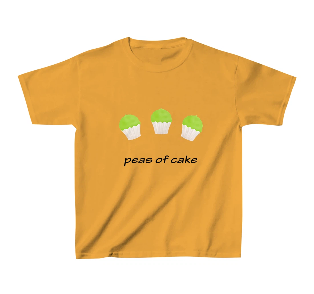 Womens Peas of cake, easy peasy piece of cake funny vegan pea pun T-Shirt, Kid T-Shirt and Women T-Shirt