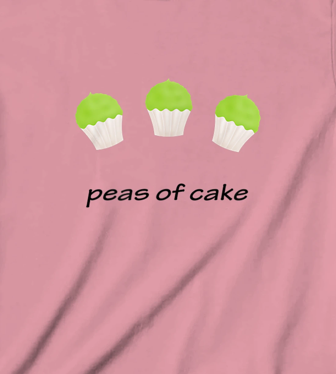 Womens Peas of cake, easy peasy piece of cake funny vegan pea pun T-Shirt, Kid T-Shirt and Women T-Shirt