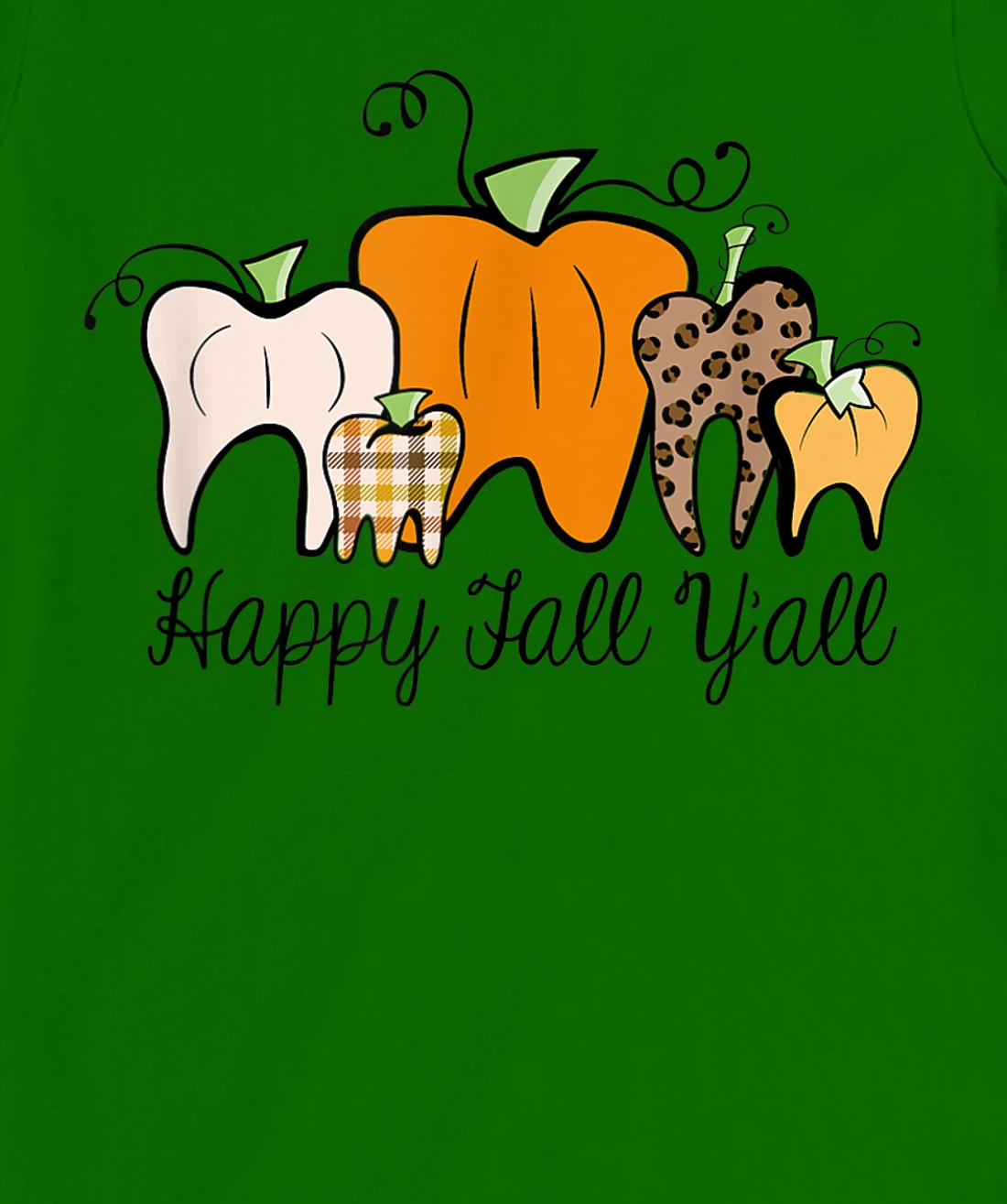 Womens Fall Pumpkin tooth Dental Assistant Hygienist Staff Design T-Shirt, Kid T-Shirt and Women T-Shirt