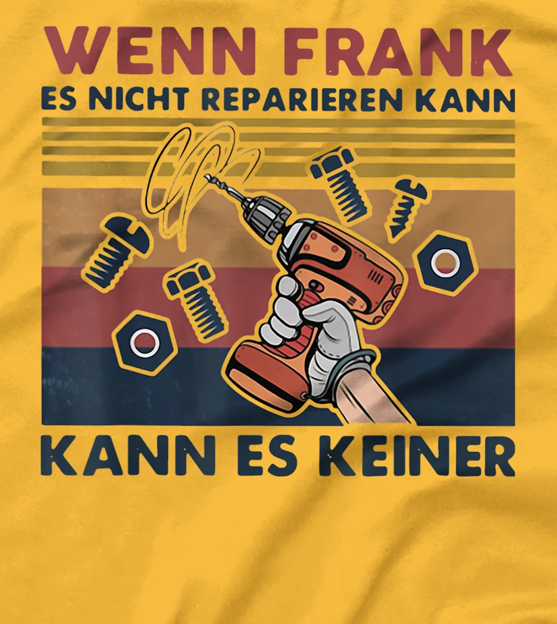 Womens Wenn Frank Es Nicht Reparieren Kann Kann Es Keiner Vintage T-Shirt, Women T-Shirt