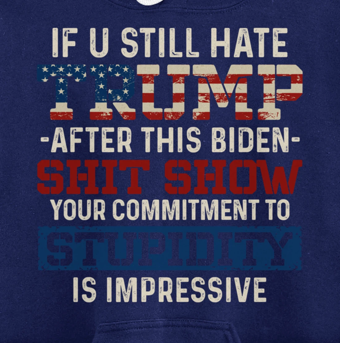 Trump Pullover Hoodie