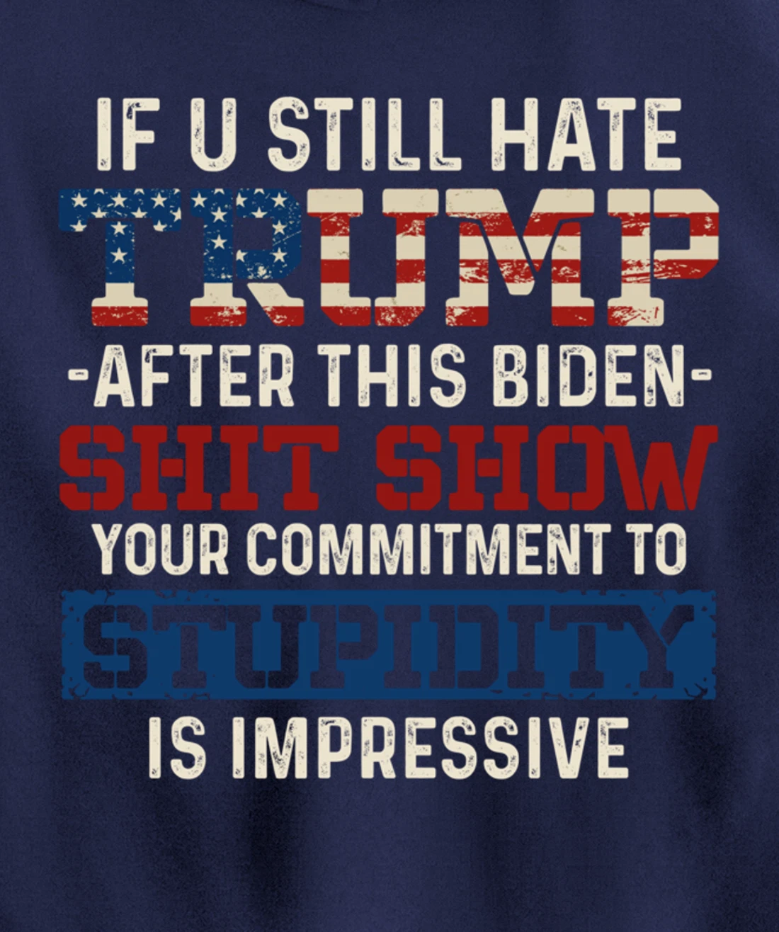 Trump Pullover Hoodie