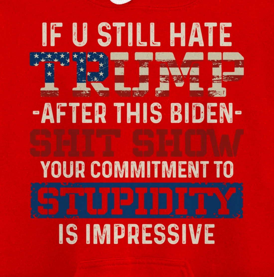 Trump Pullover Hoodie