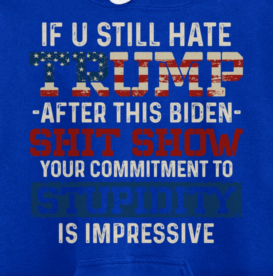 Trump Pullover Hoodie