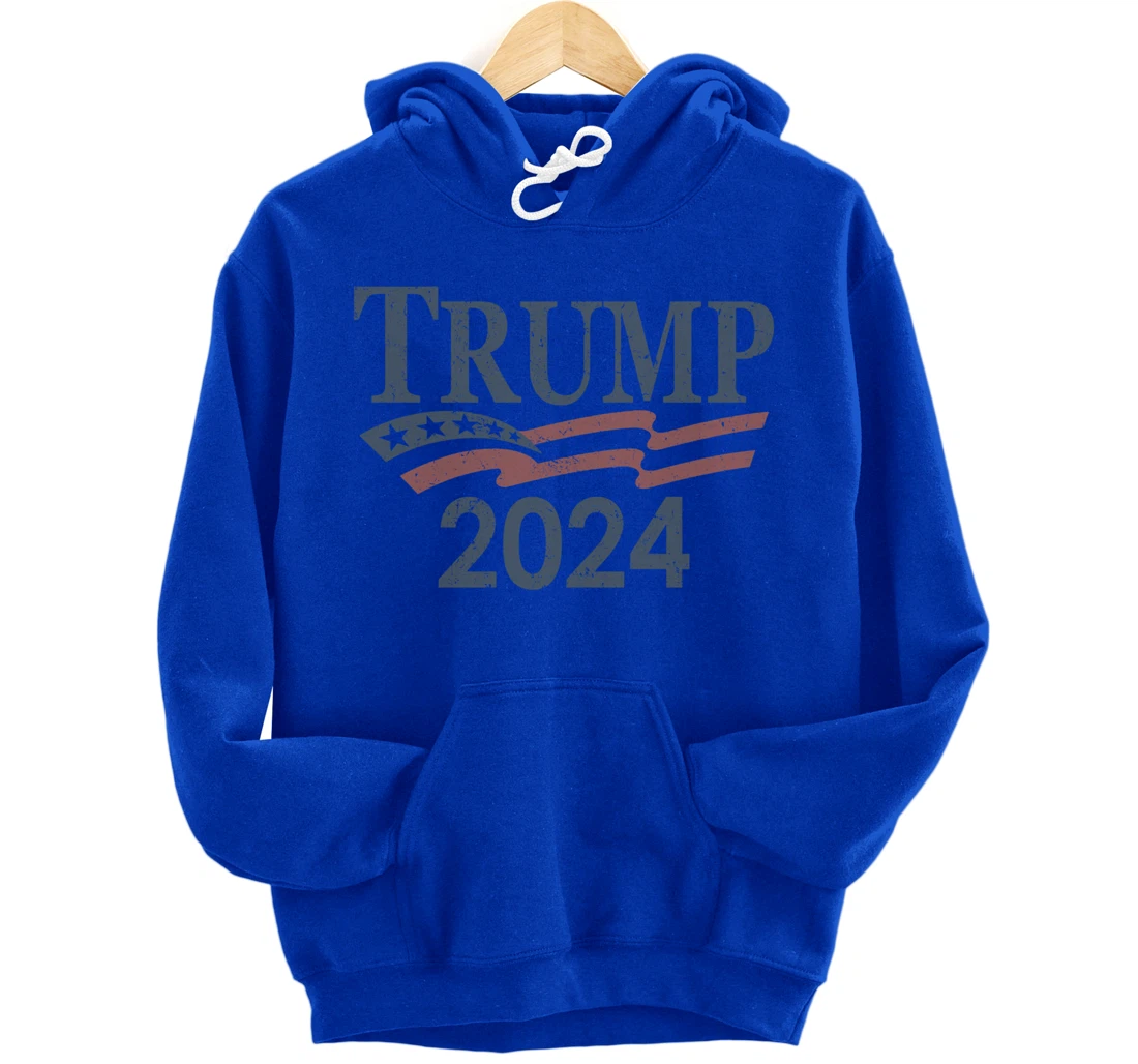 Vintage Trump 2024 Pullover Hoodie