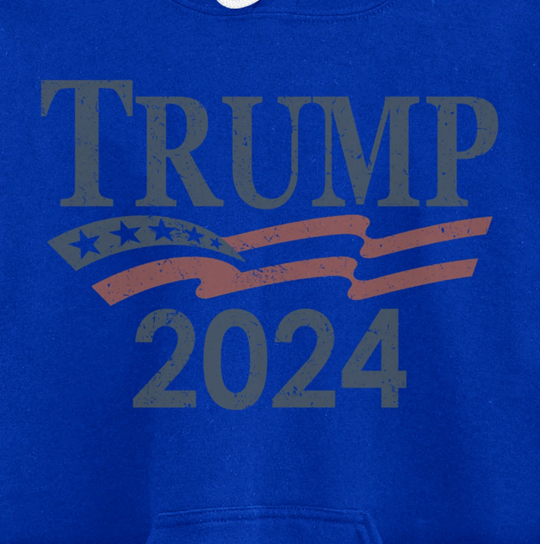 Vintage Trump 2024 Pullover Hoodie