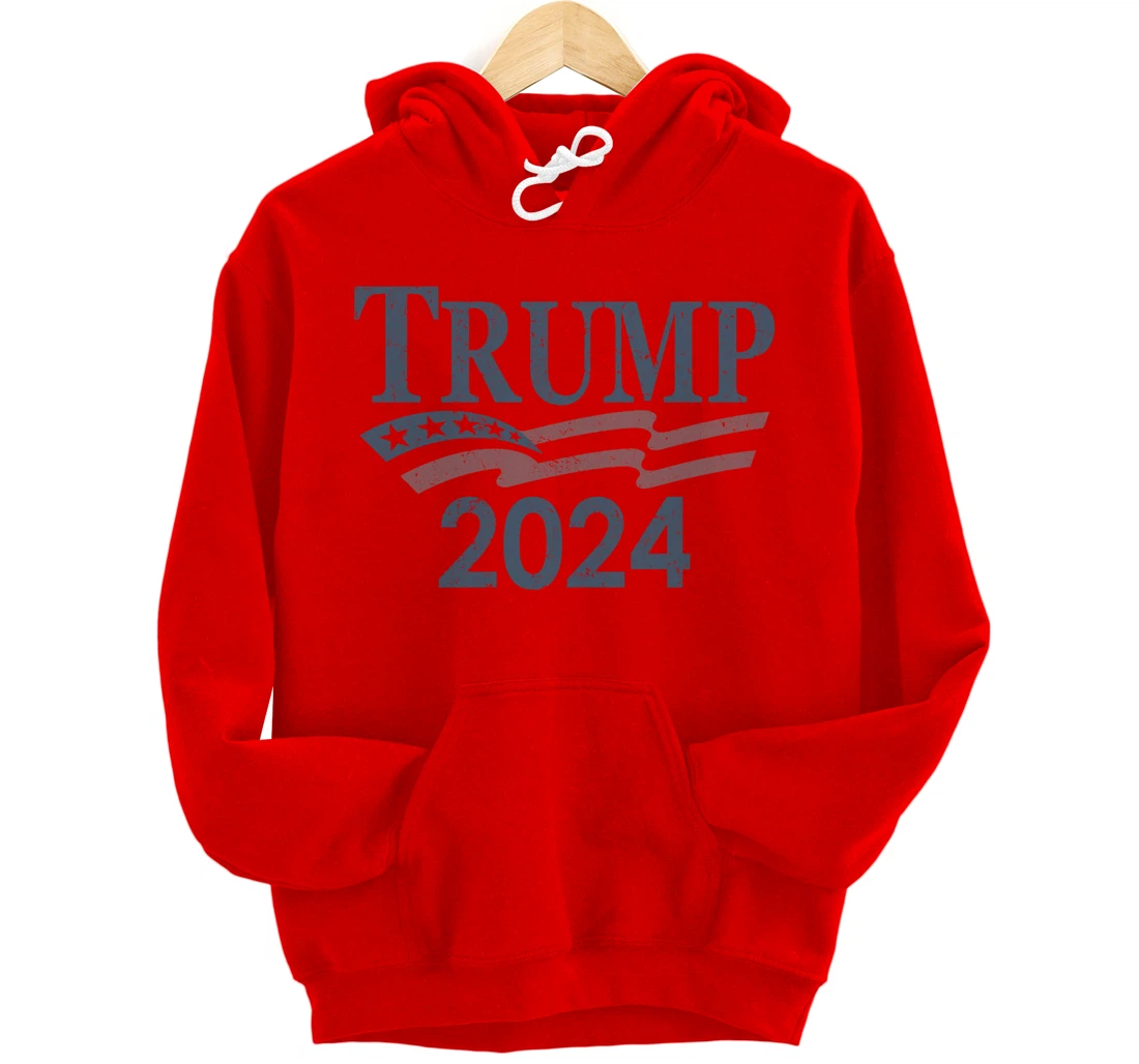 Vintage Trump 2024 Pullover Hoodie
