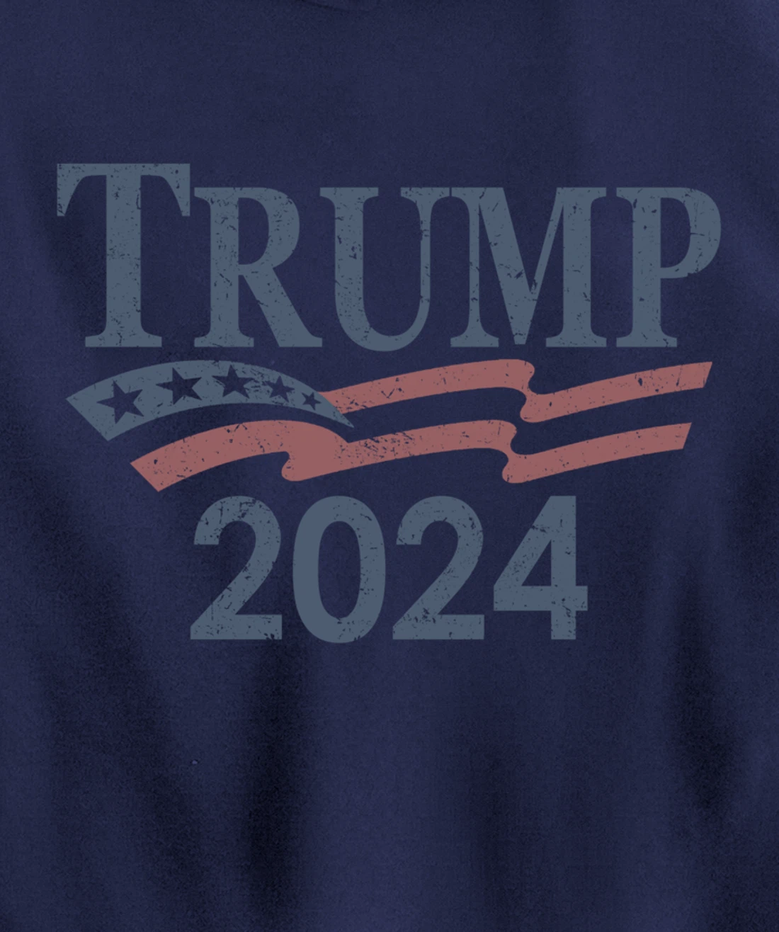 Vintage Trump 2024 Pullover Hoodie