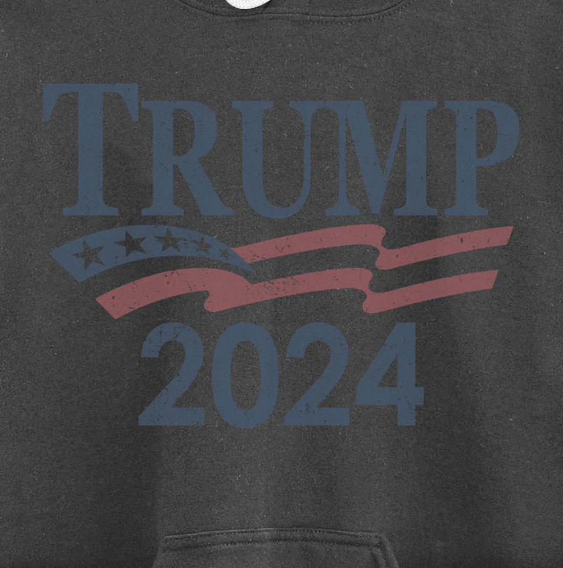 Vintage Trump 2024 Pullover Hoodie