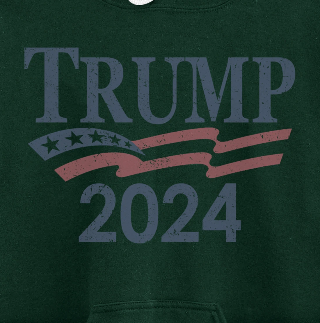 Vintage Trump 2024 Pullover Hoodie