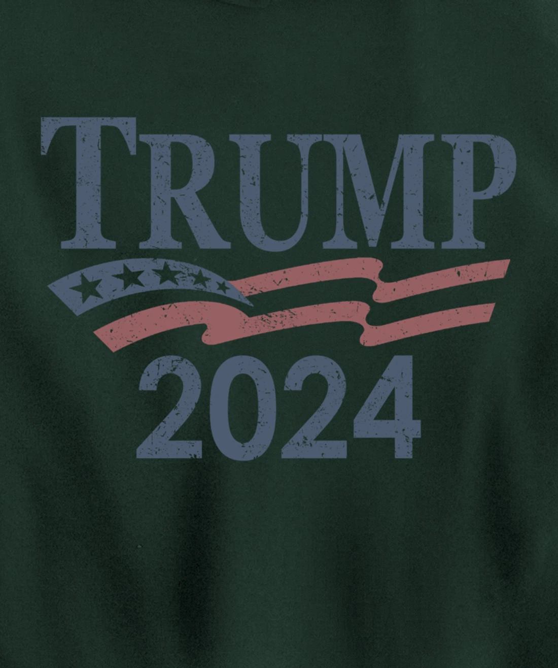 Vintage Trump 2024 Pullover Hoodie