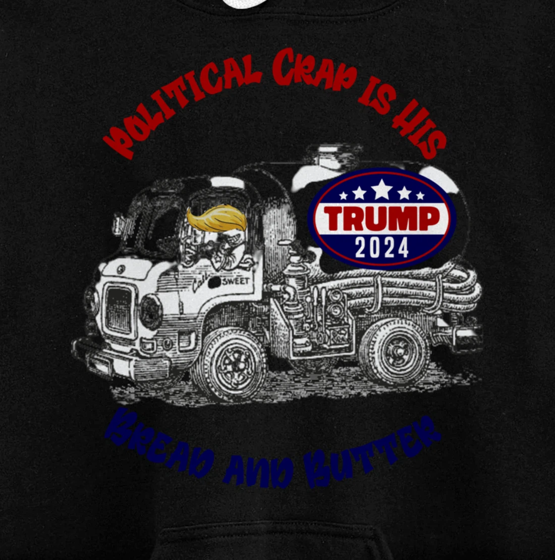 Funny Anti Biden Trump 2024 Pullover Hoodie