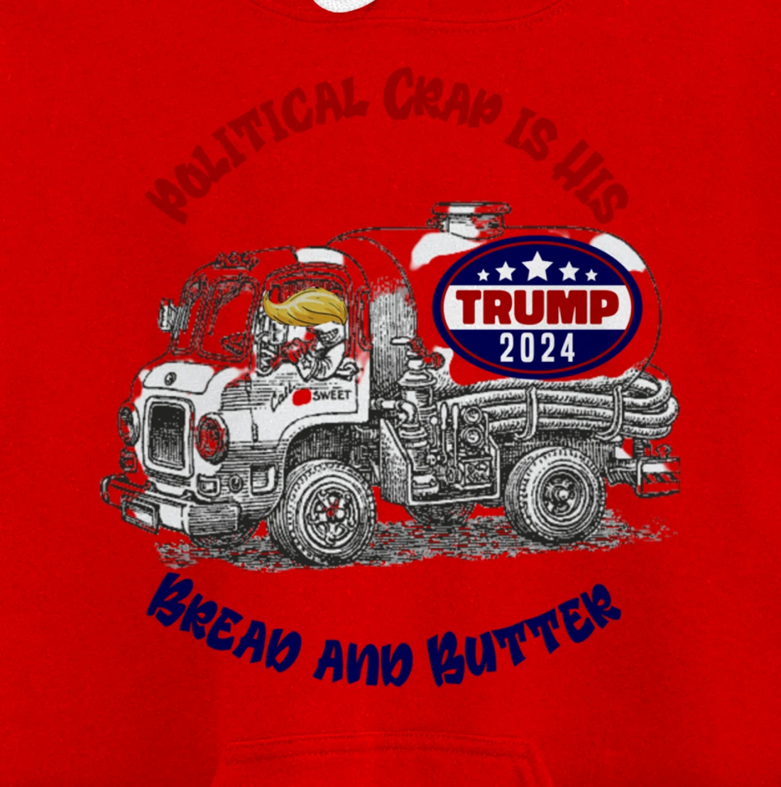 Funny Anti Biden Trump 2024 Pullover Hoodie