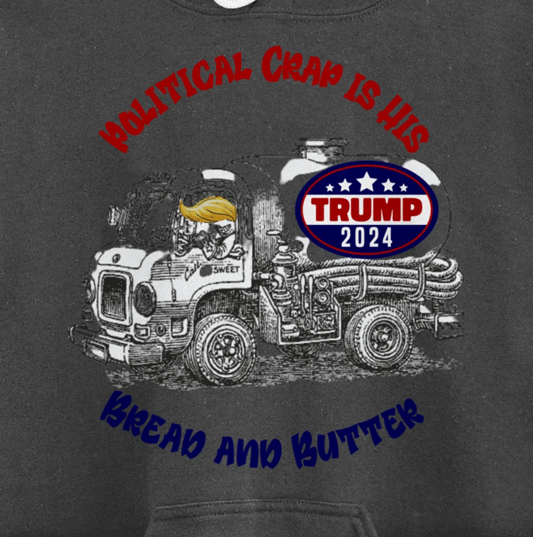 Funny Anti Biden Trump 2024 Pullover Hoodie