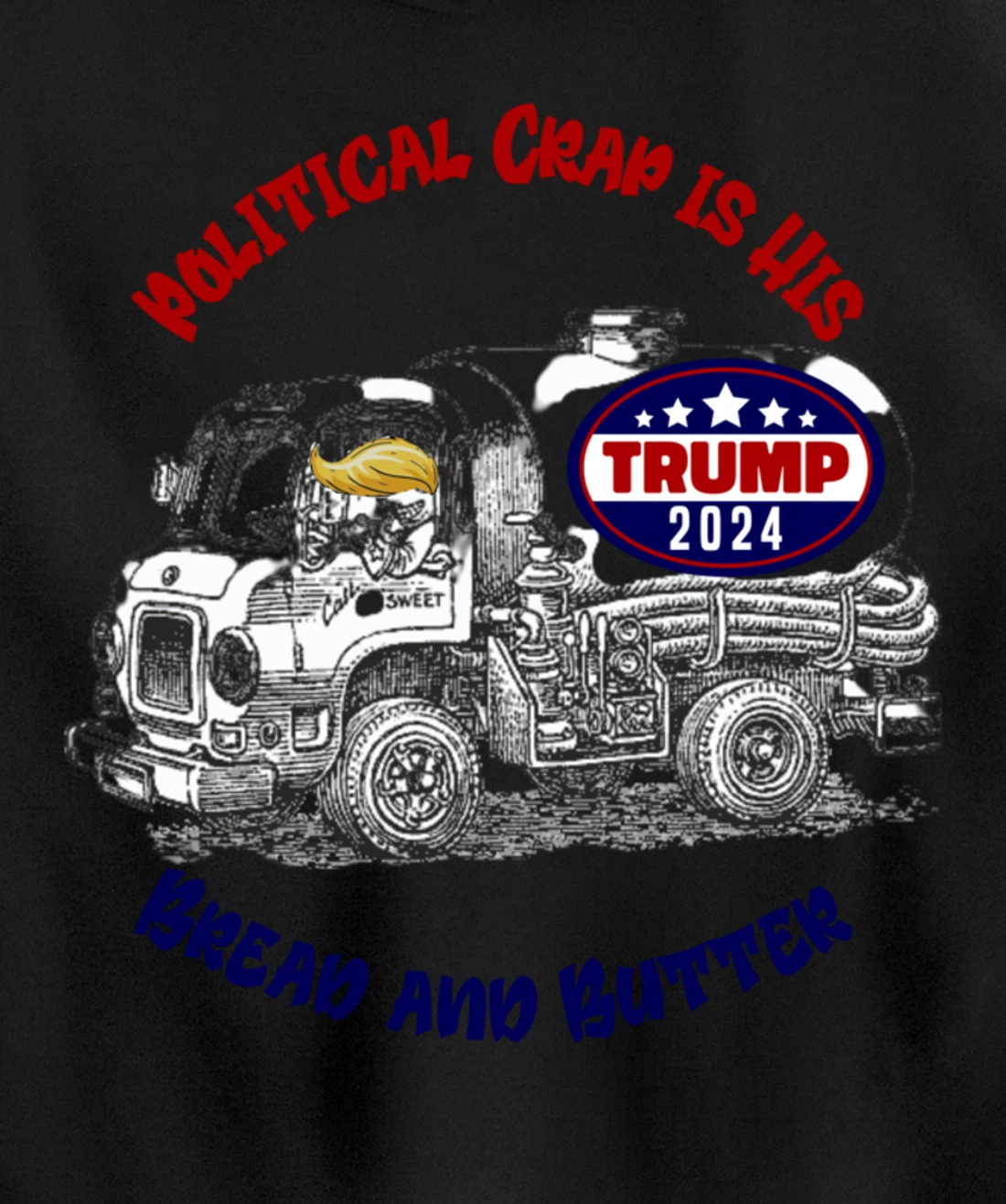 Funny Anti Biden Trump 2024 Pullover Hoodie