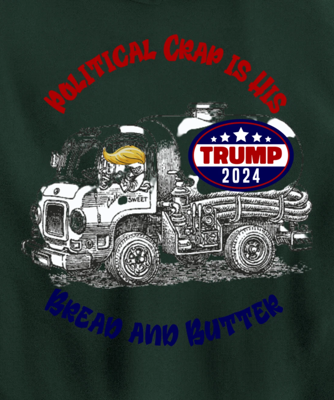 Funny Anti Biden Trump 2024 Pullover Hoodie