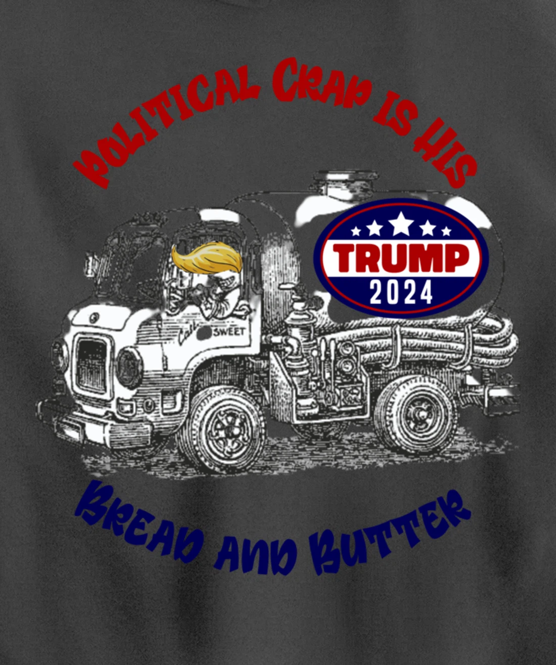 Funny Anti Biden Trump 2024 Pullover Hoodie