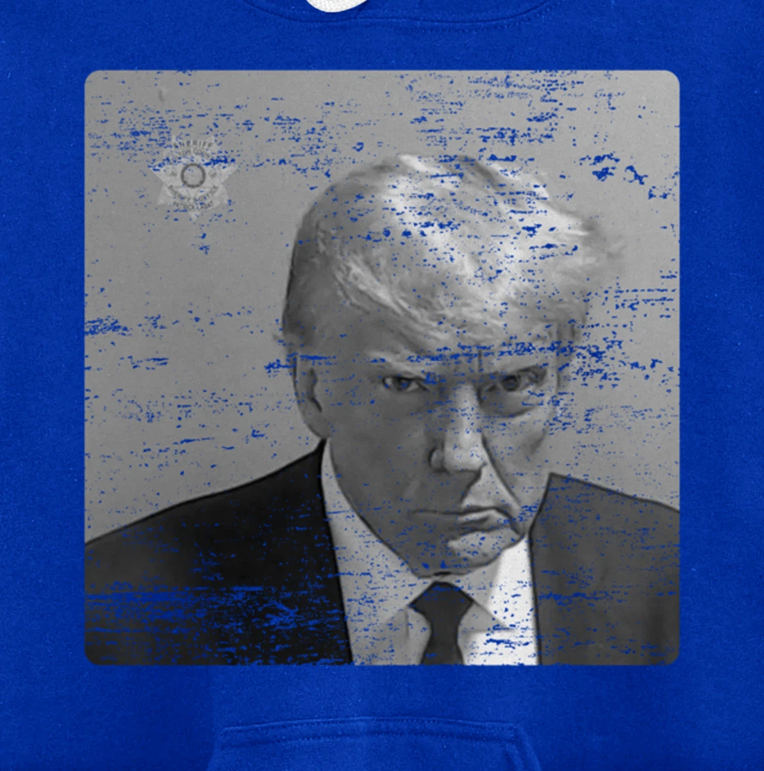 Donald Trump Mugshot Shirt Original Black and White Vintage Pullover Hoodie