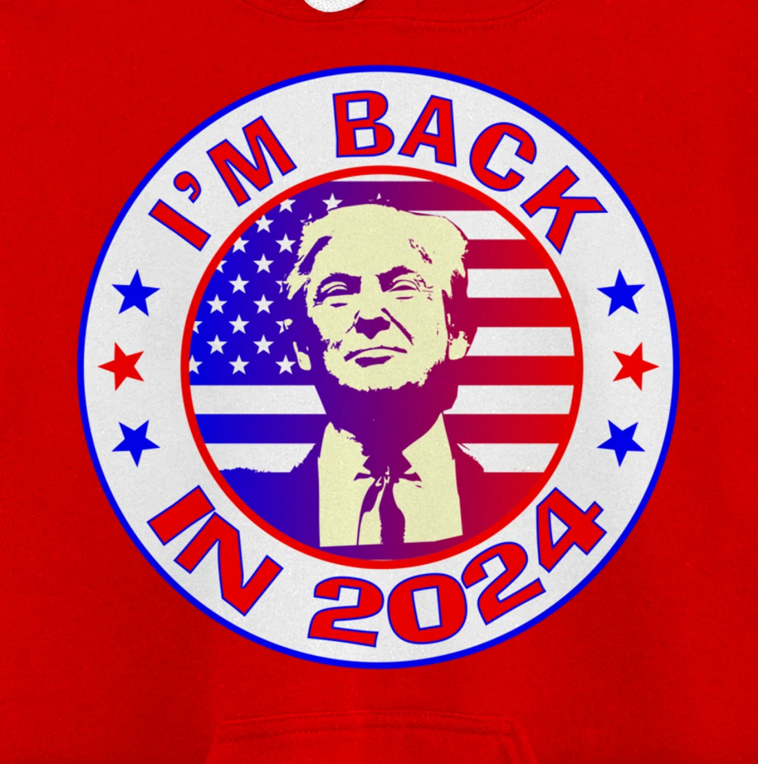 Trump 2024 Pullover Hoodie