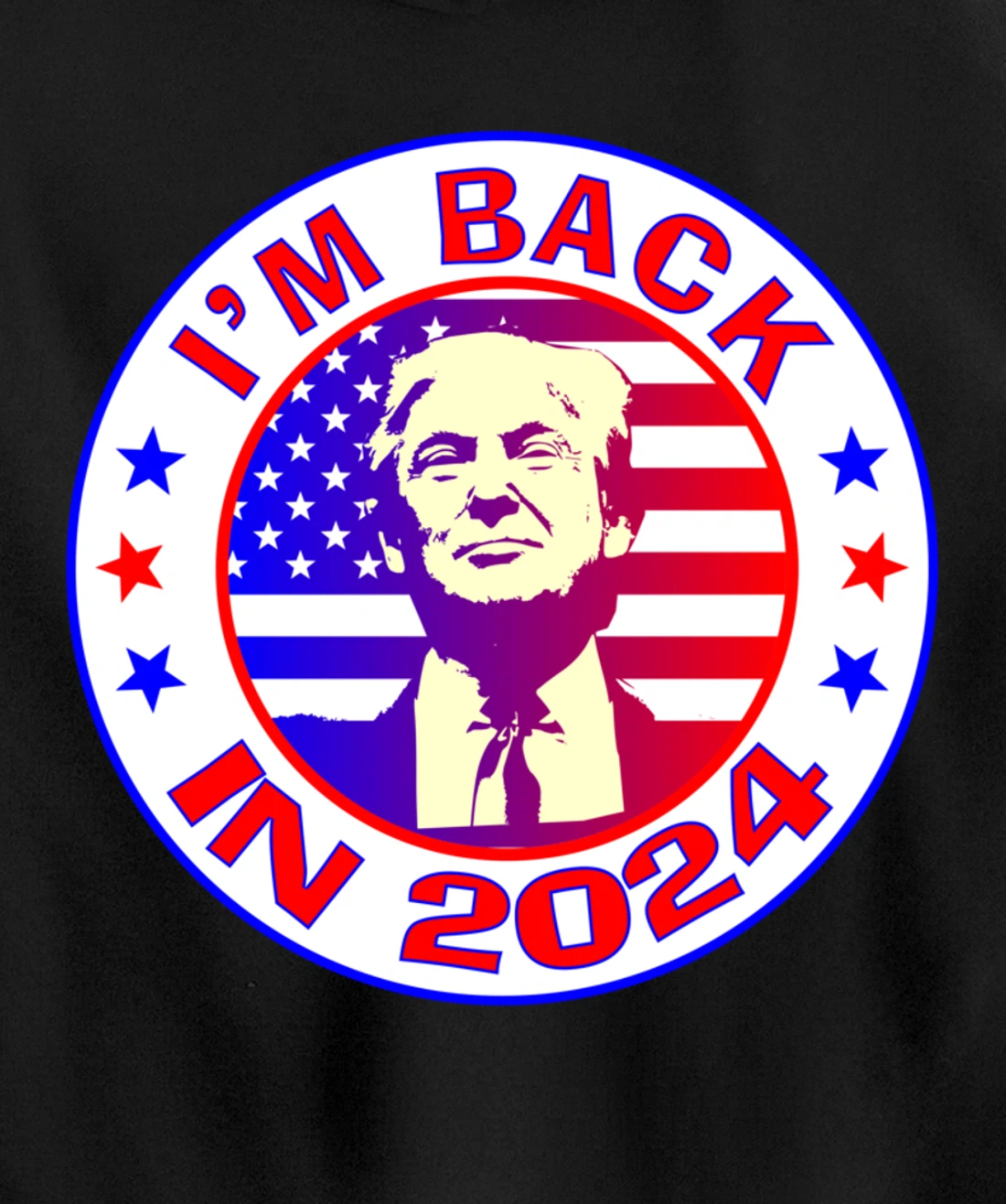 Trump 2024 Pullover Hoodie