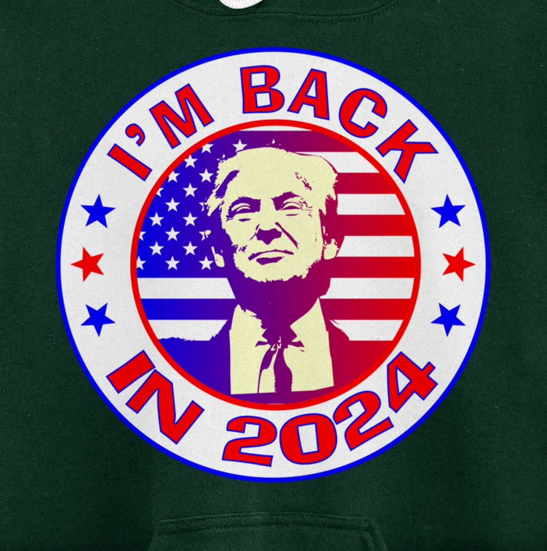 Trump 2024 Pullover Hoodie