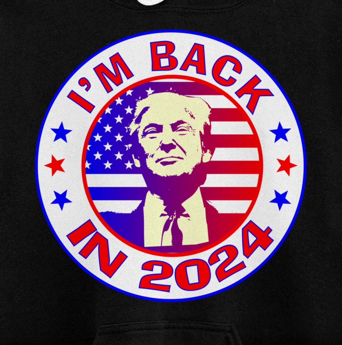 Trump 2024 Pullover Hoodie