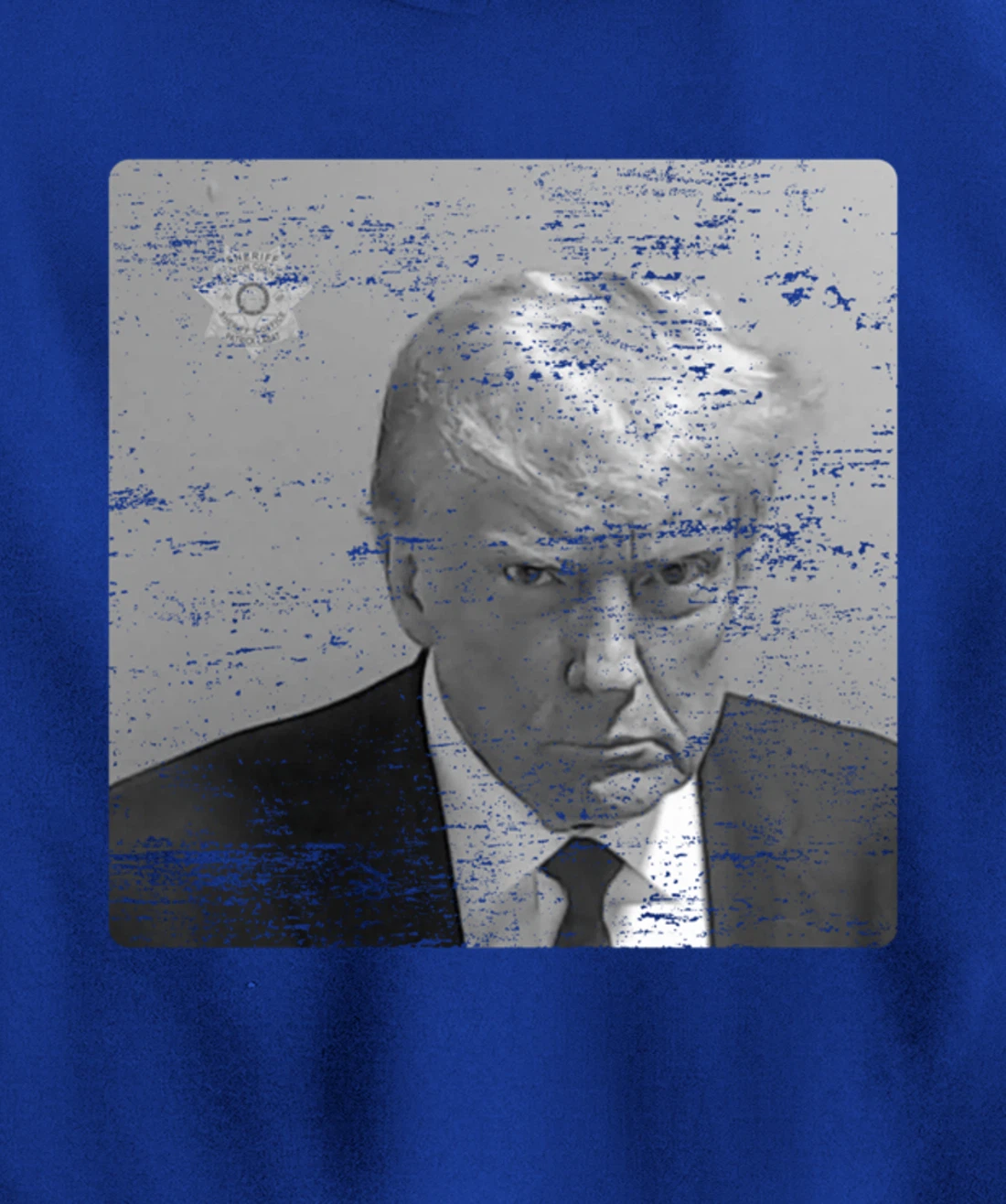 Donald Trump Mugshot Shirt Original Black and White Vintage Pullover Hoodie