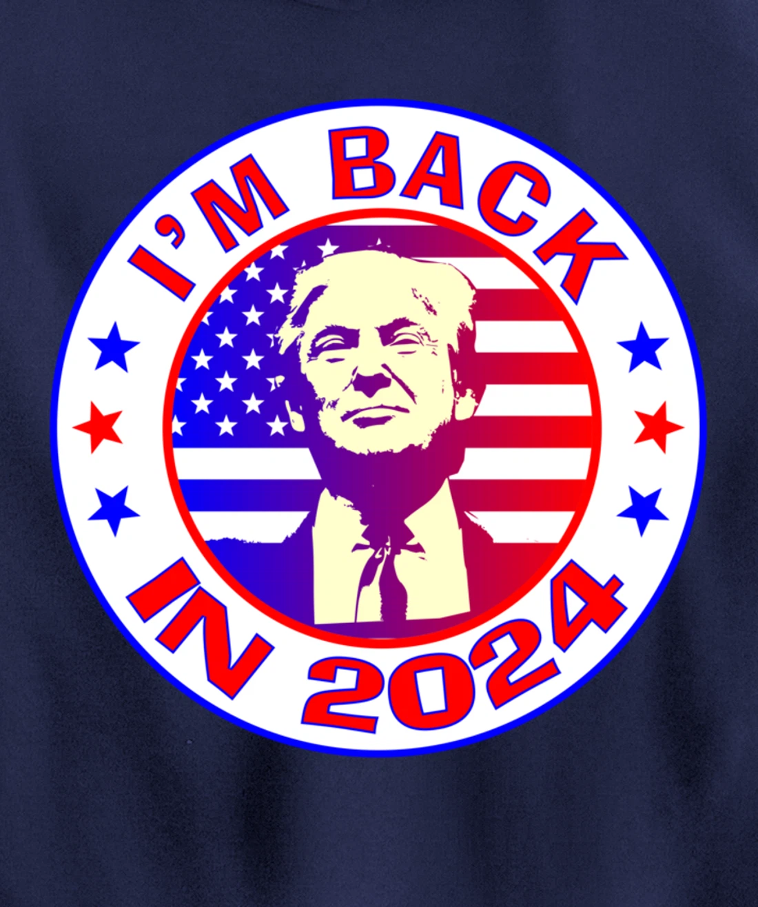 Trump 2024 Pullover Hoodie