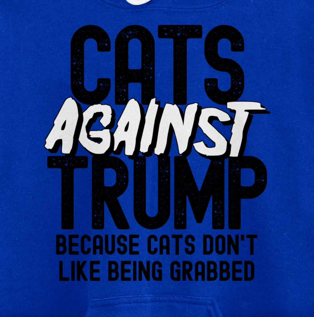 Funny Anti Trump Cats Against Trump Pullover Hoodie