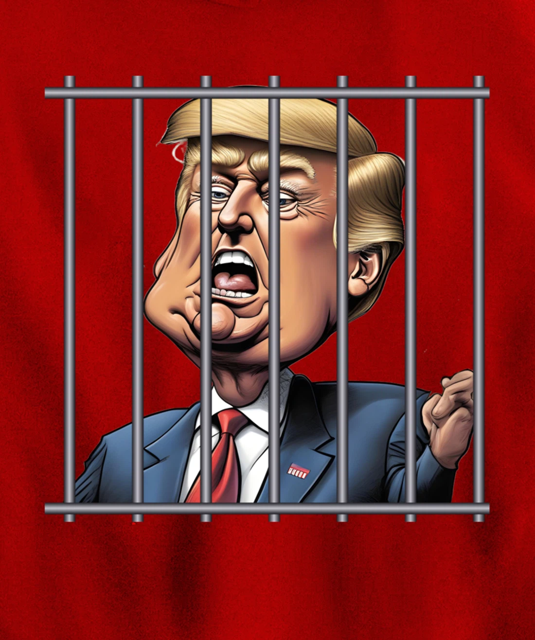 Trump Prison Pullover Hoodie