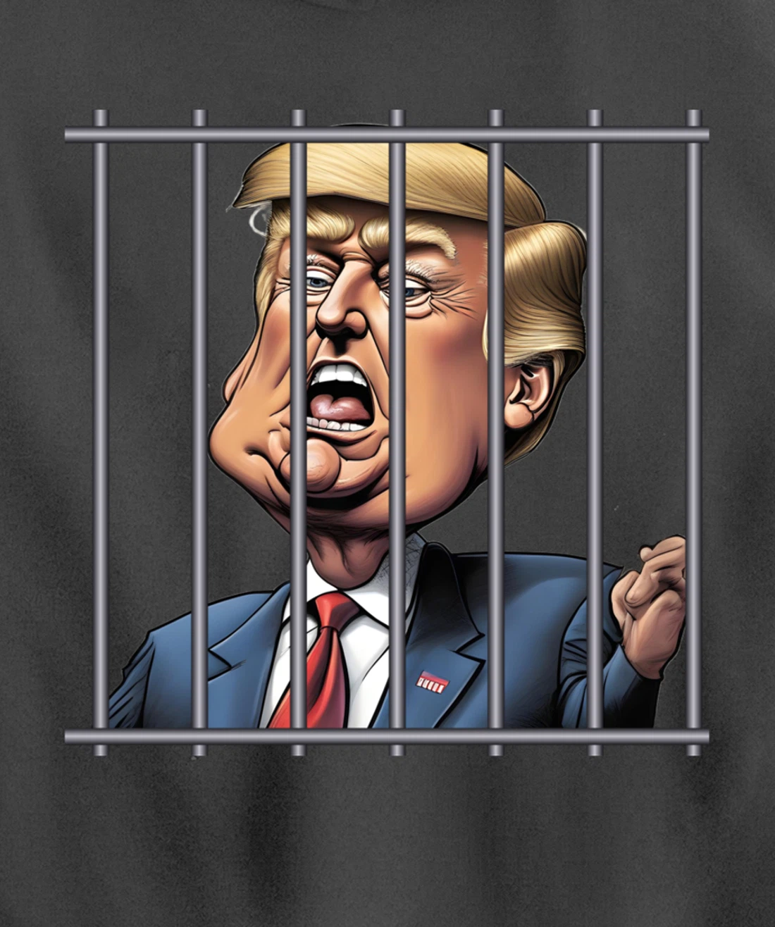 Trump Prison Pullover Hoodie