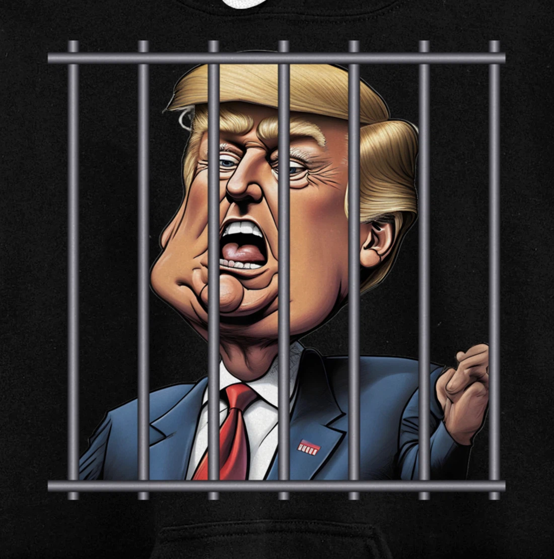 Trump Prison Pullover Hoodie