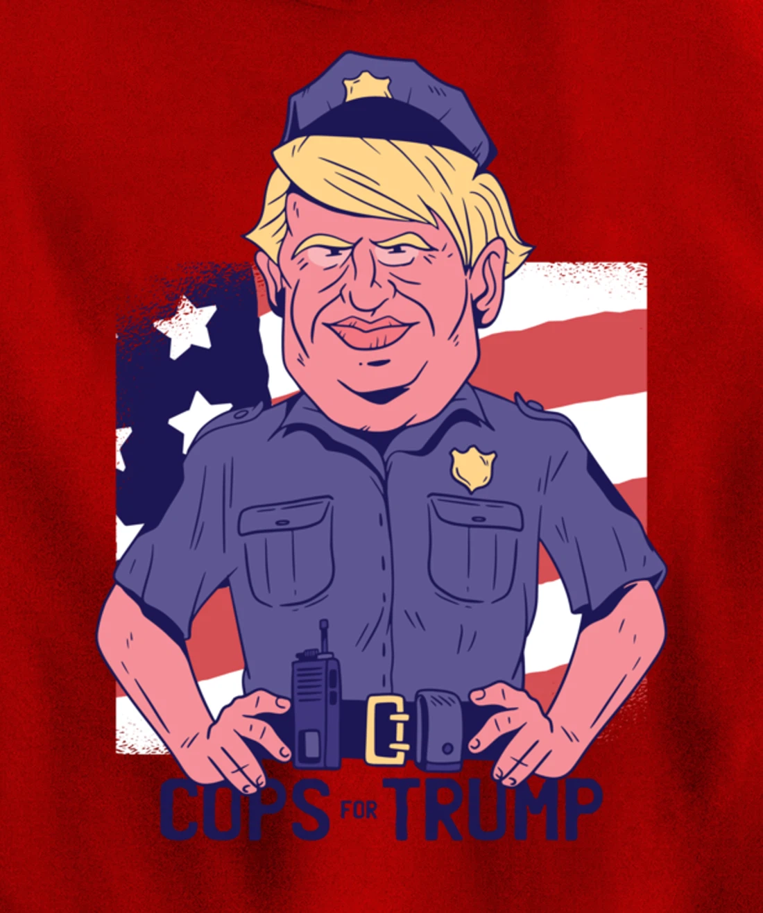 Cops for Trump Pullover Hoodie