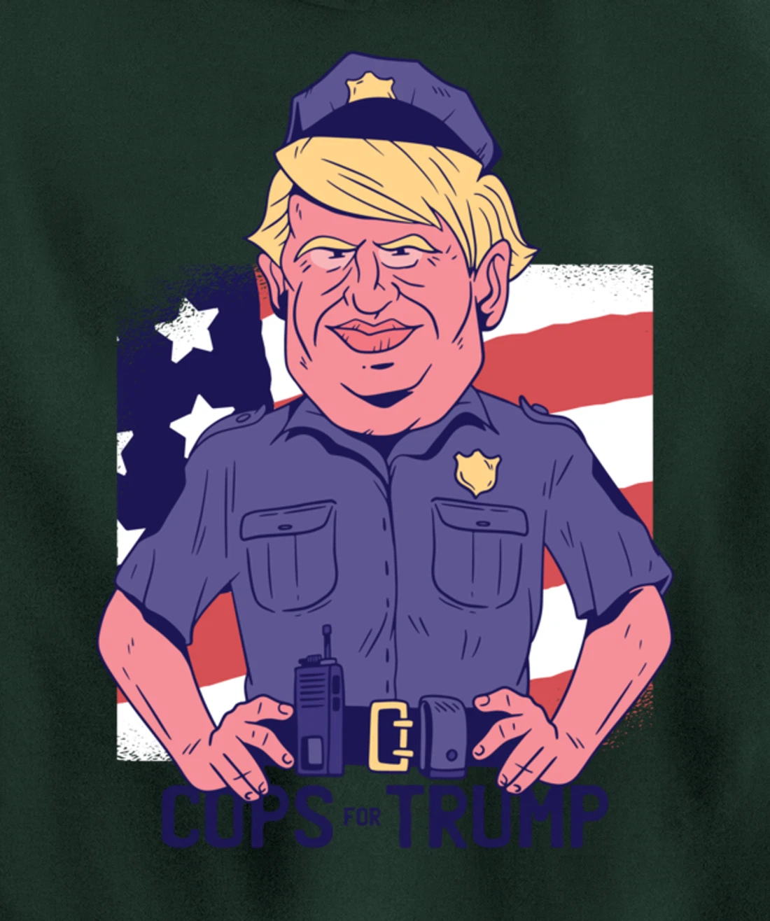 Cops for Trump Pullover Hoodie