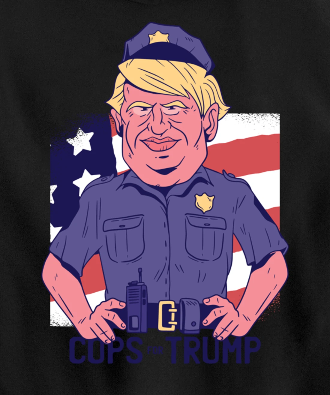 Cops for Trump Pullover Hoodie