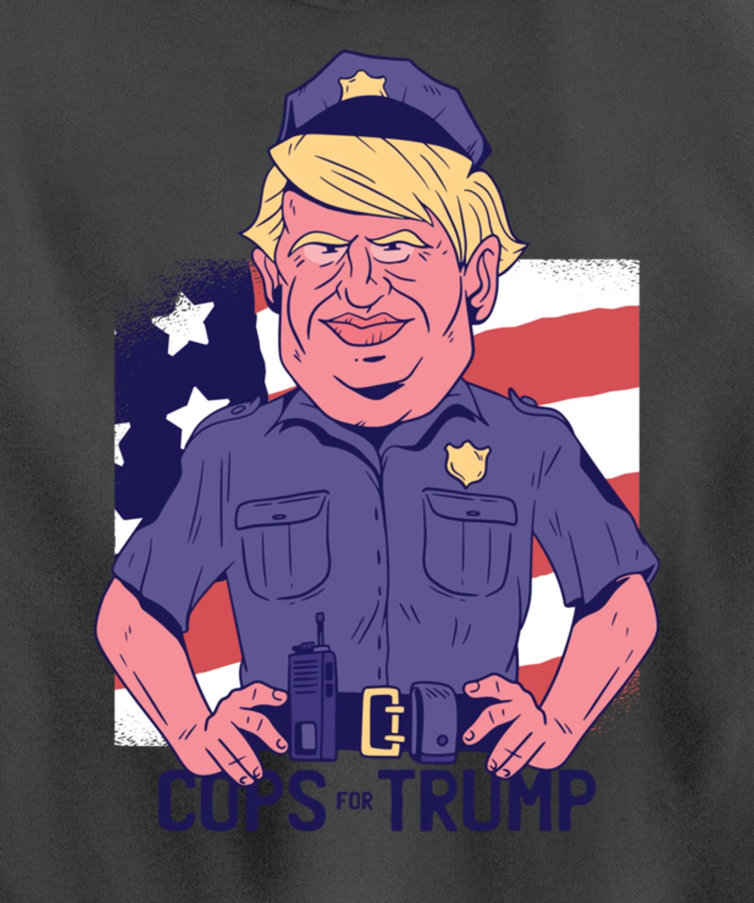 Cops for Trump Pullover Hoodie