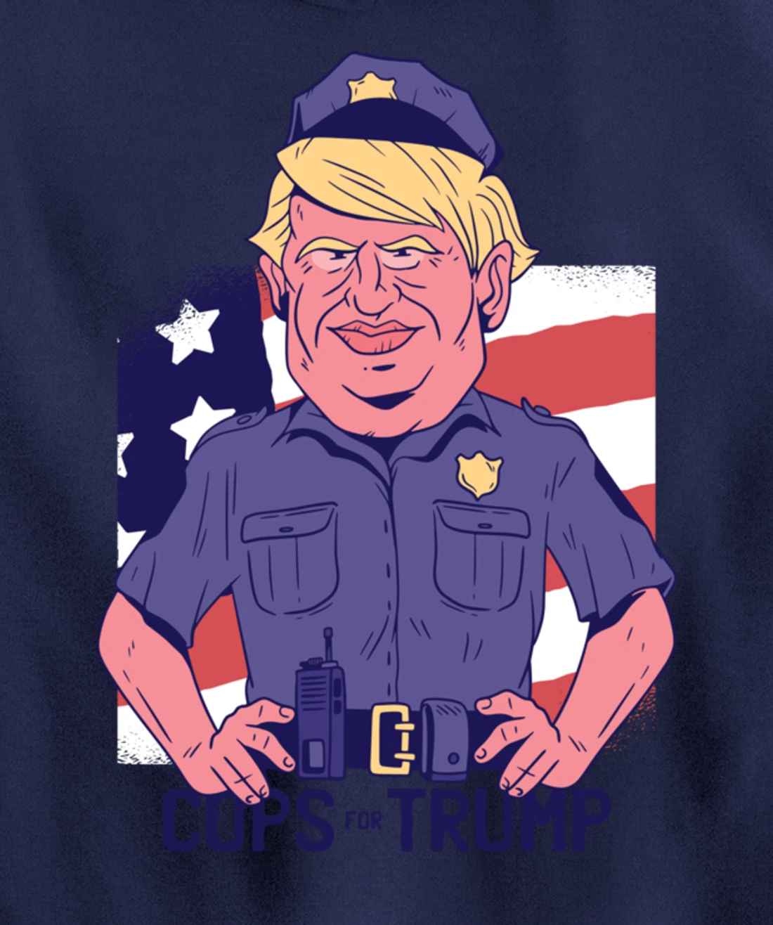 Cops for Trump Pullover Hoodie
