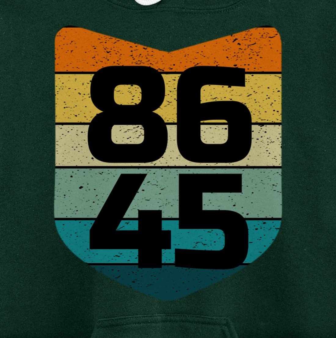 86 45 Impeach I Anti Trump 8645 Pullover Hoodie