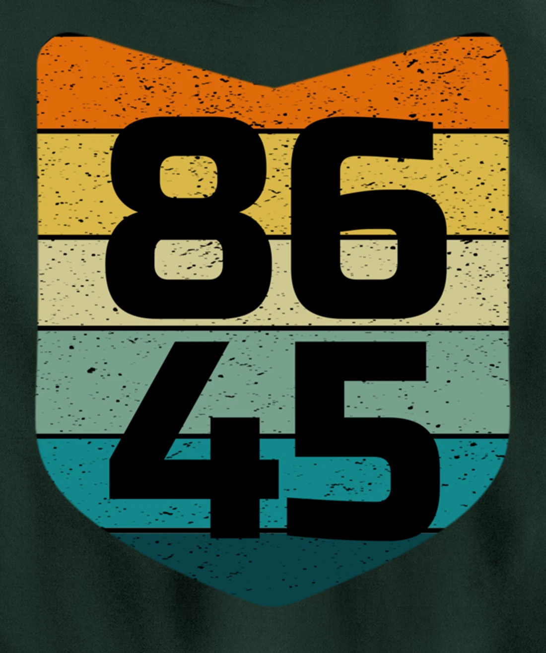 86 45 Impeach I Anti Trump 8645 Pullover Hoodie