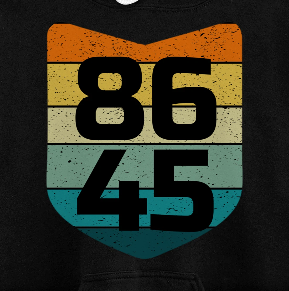 86 45 Impeach I Anti Trump 8645 Pullover Hoodie