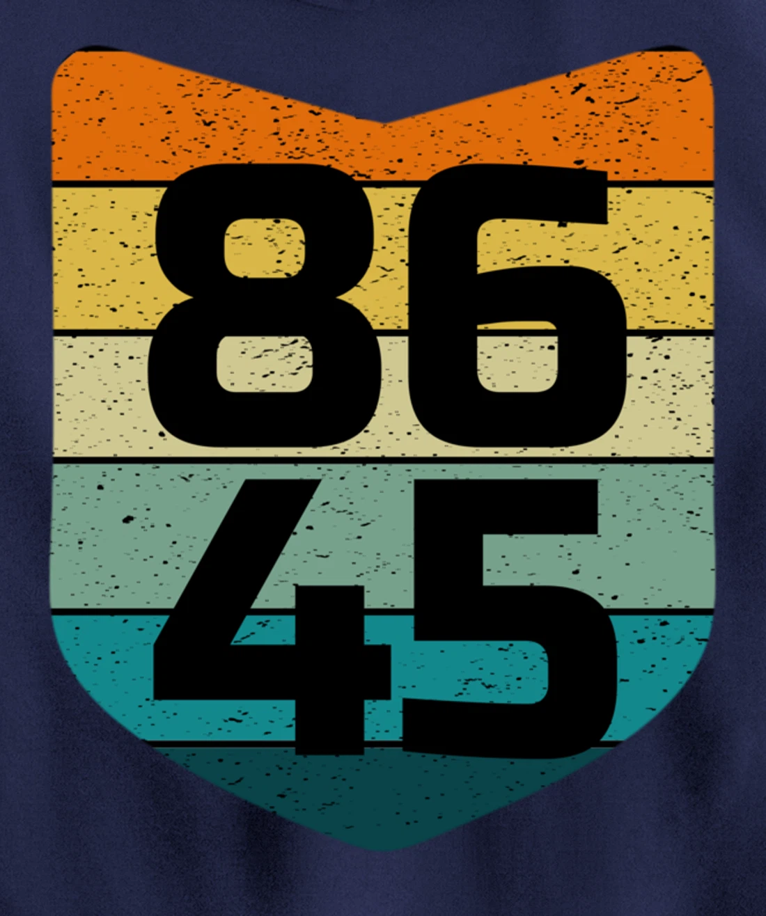 86 45 Impeach I Anti Trump 8645 Pullover Hoodie