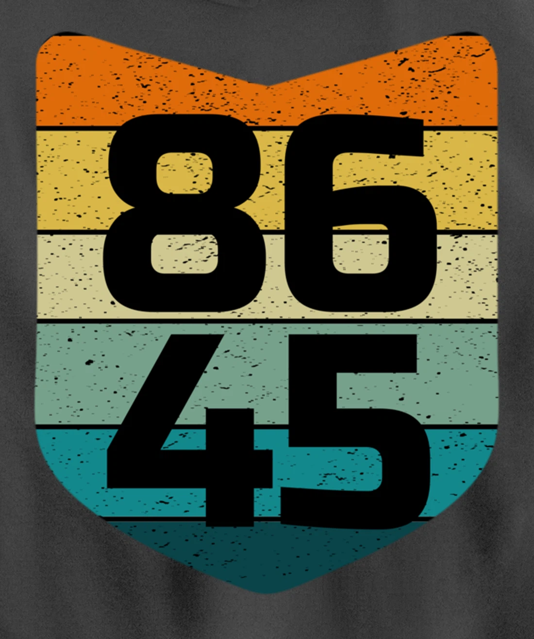 86 45 Impeach I Anti Trump 8645 Pullover Hoodie