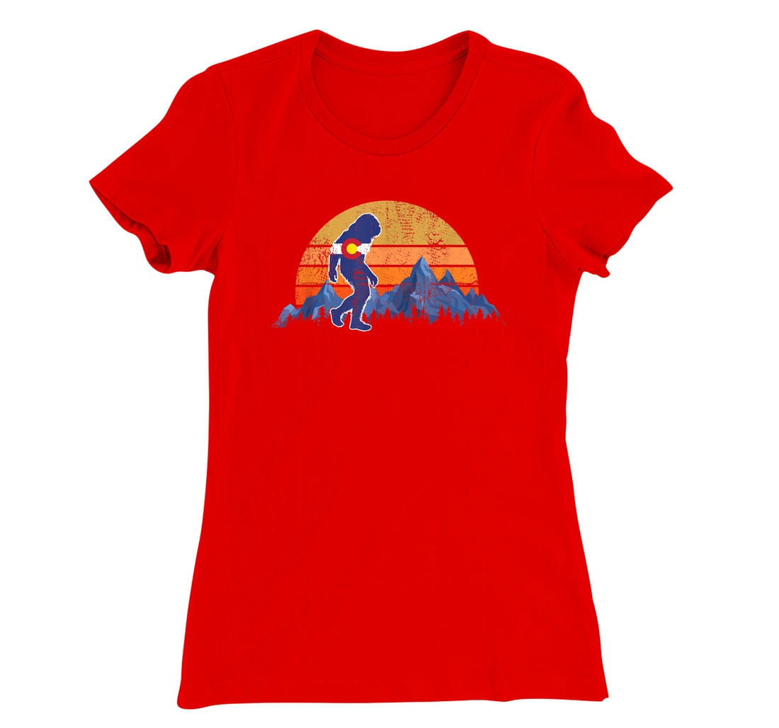 Colorado Flag Mountain State USA America Patriot Home Denver T-Shirt, Women T-Shirt