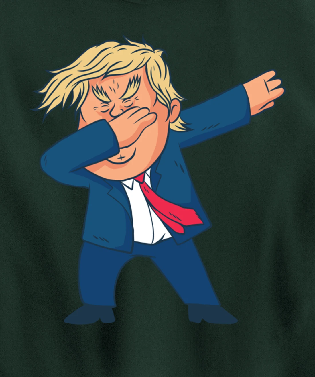 DAB Donald Trump Dabs Funny Dabbing Meme Pullover Hoodie