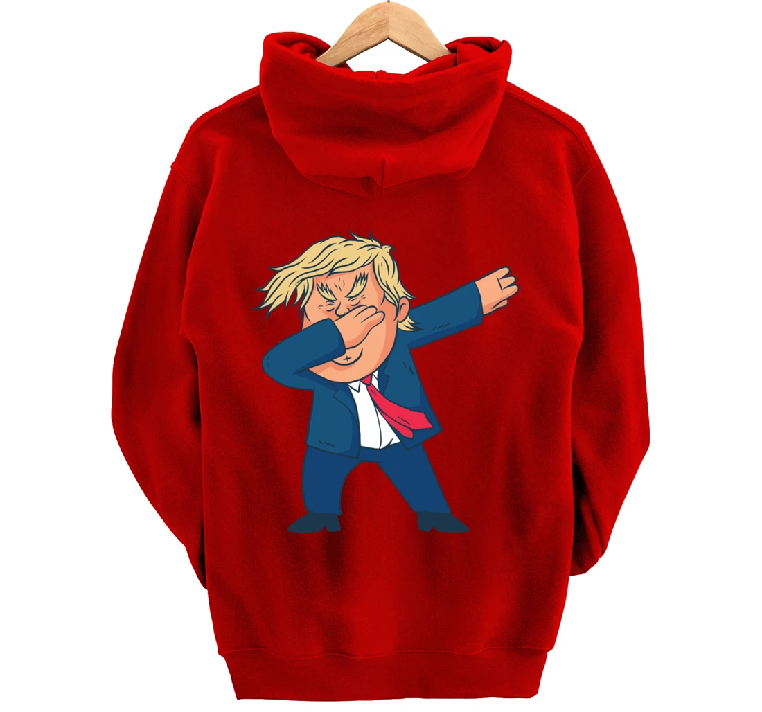 DAB Donald Trump Dabs Funny Dabbing Meme Pullover Hoodie