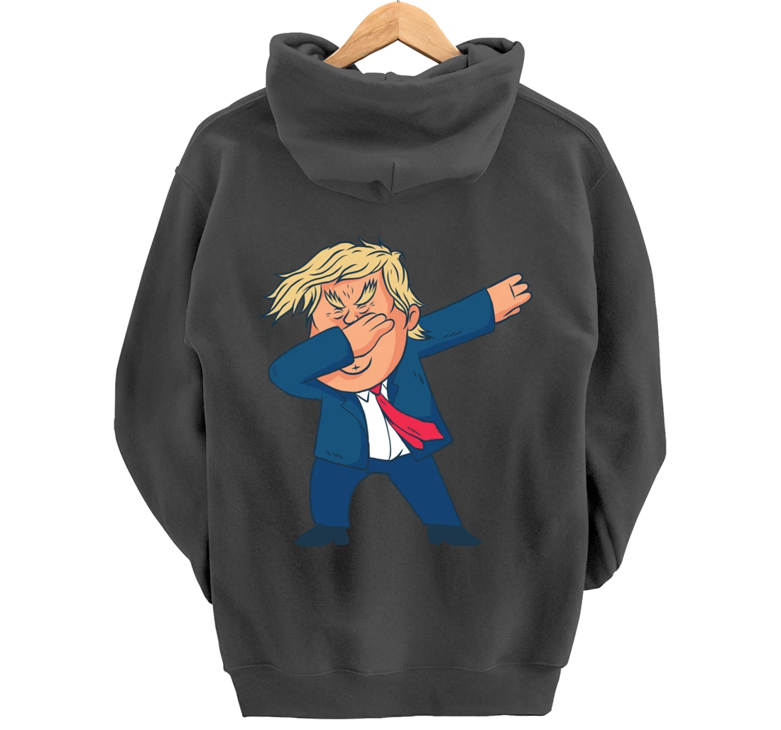 DAB Donald Trump Dabs Funny Dabbing Meme Pullover Hoodie