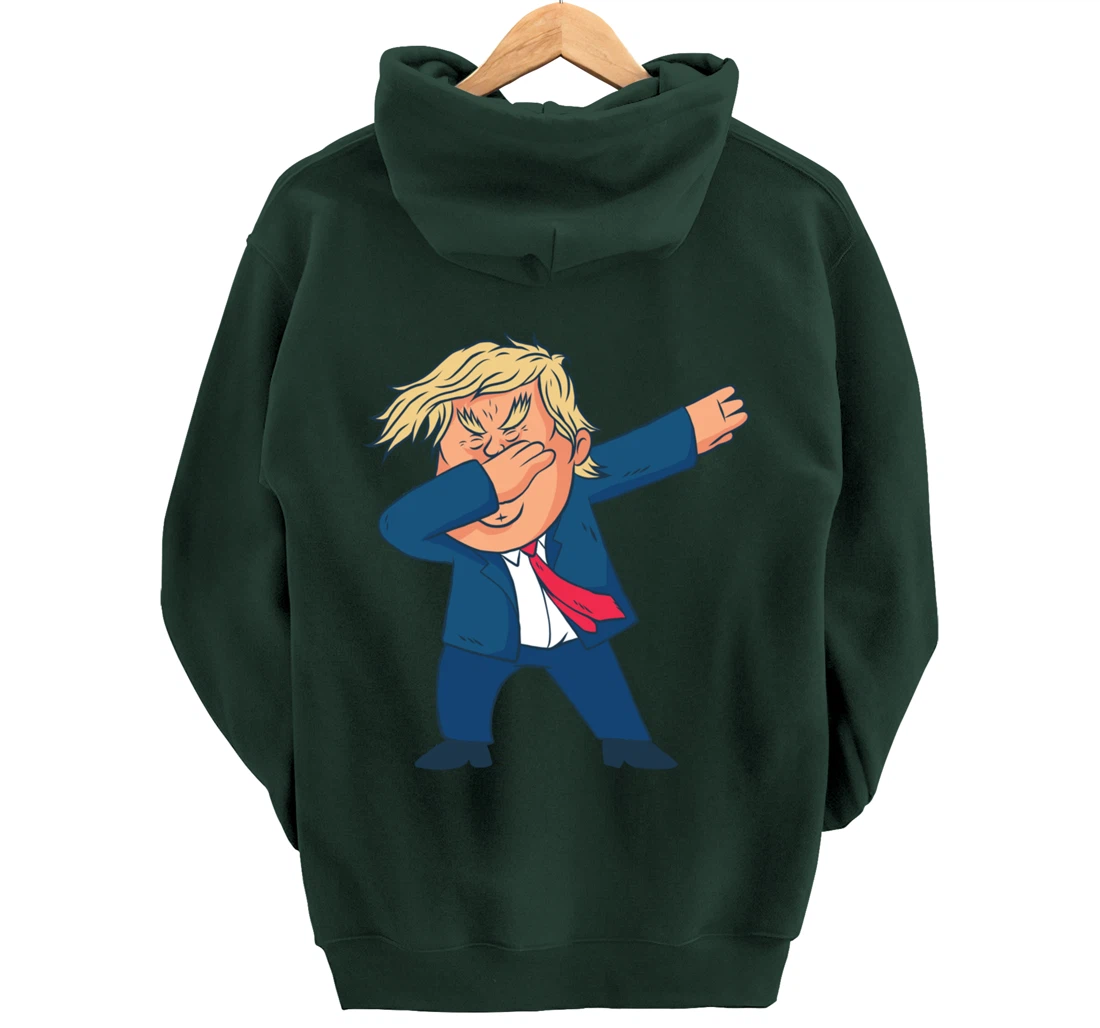 DAB Donald Trump Dabs Funny Dabbing Meme Pullover Hoodie