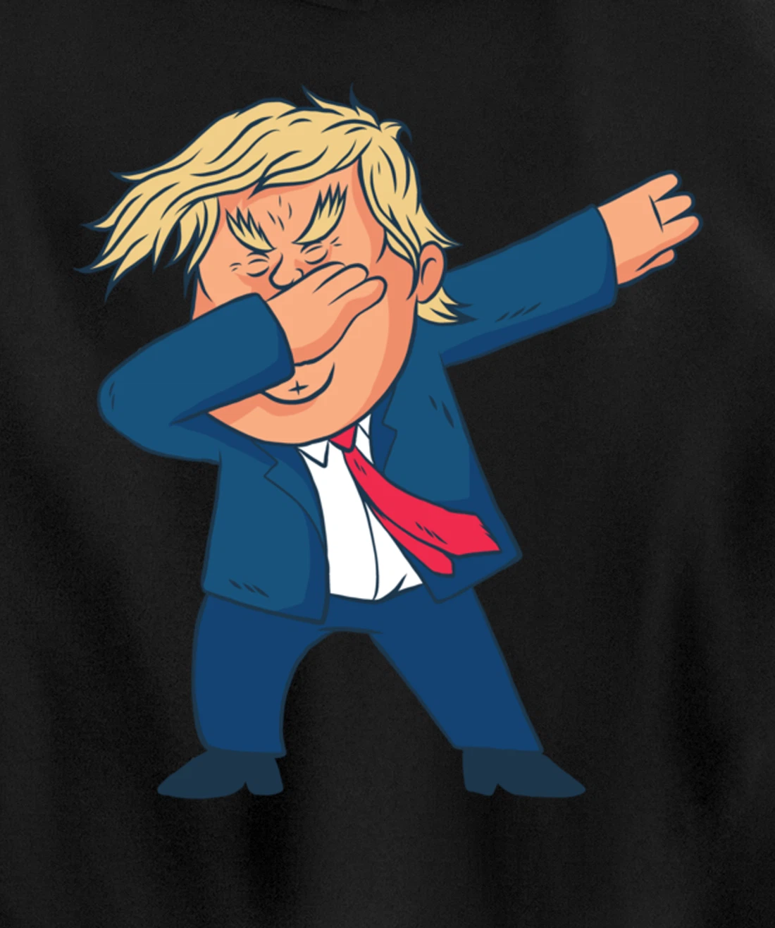 DAB Donald Trump Dabs Funny Dabbing Meme Pullover Hoodie