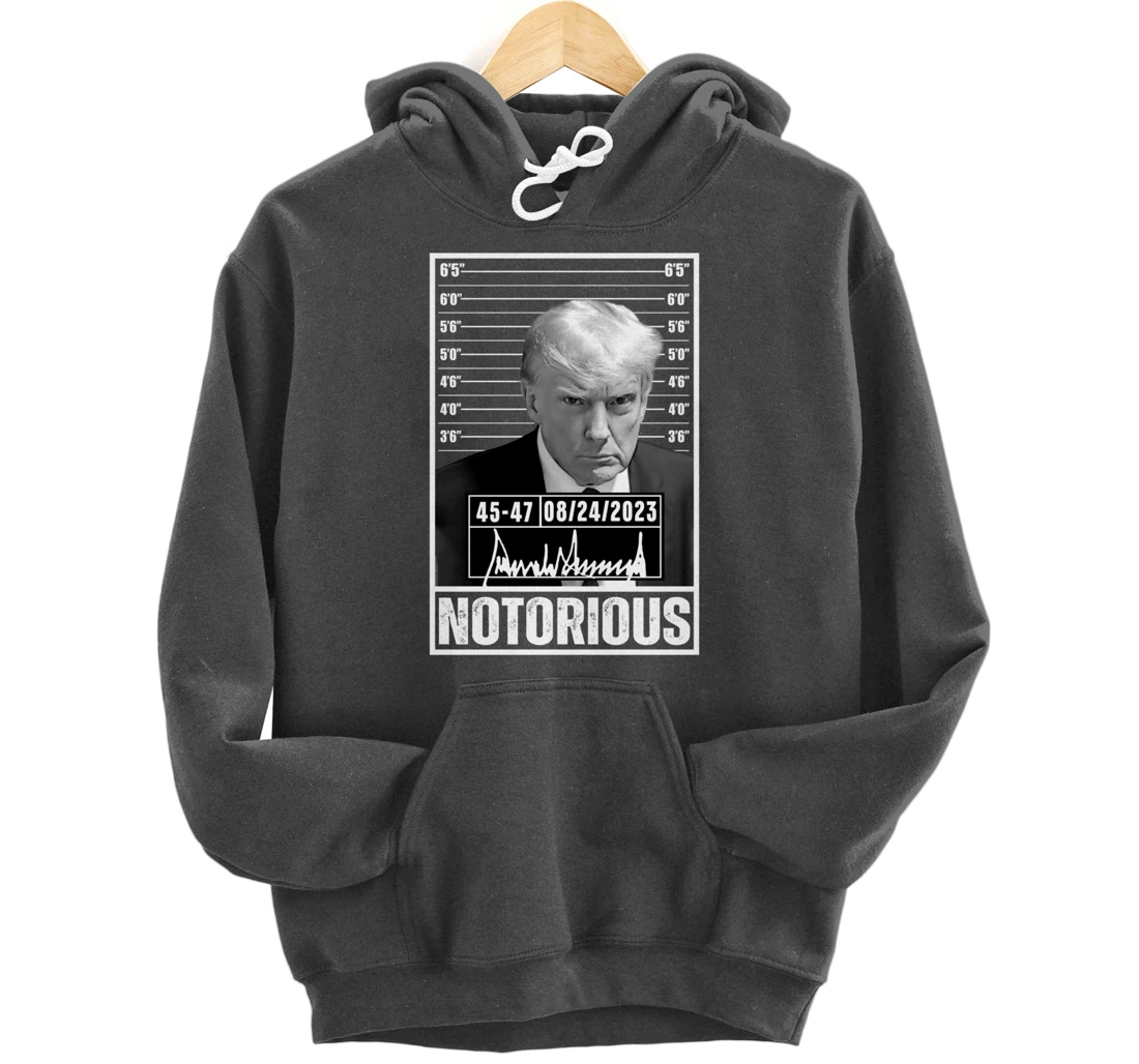 Notorious Trump 2024 Mug shot Iconic Jail Mugshot picture Pullover Hoodie