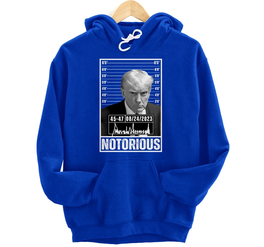 Notorious Trump 2024 Mug shot Iconic Jail Mugshot picture Pullover Hoodie